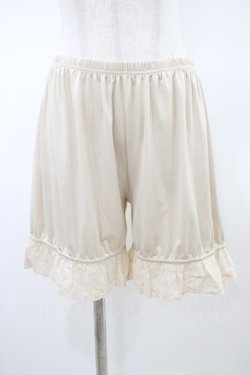 画像1: m petit by misako / ドロワーズ L~LL 生成り H-26-02-09-021-LO-PA-NS-ZH