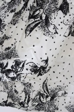 画像3: An MILLE / プリーツカコウフラワーワンピース Free オフ/ブラック H-26-02-09-024-EL-OP-NS-ZH