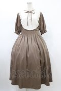 m petit by misako / ナシジムジキリカエワンピース L ブラウン H-26-02-09-032-LO-OP-NS-ZH