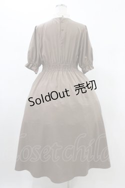 画像2: m petit by misako / ナシジムジキリカエワンピース L ブラウン H-26-02-09-032-LO-OP-NS-ZH