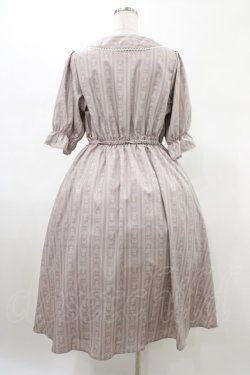 画像2: m petit by misako / MSKストライプフレアワンピース L ピンク H-26-02-09-034-LO-OP-NS-ZH