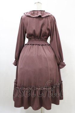 画像2: m petit by misako / AOK*フリルカラータックワンピース L ダークピンク H-26-02-09-035-LO-OP-NS-ZH