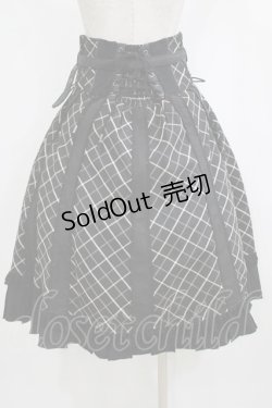 画像3: OZZ ANGELO / ローズハンティングジップスカート  ブラック H-26-02-10-003-OO-SK-KB-ZH