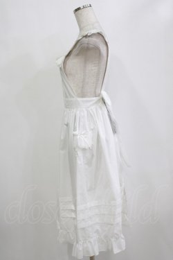 画像2: Moi-meme-Moitie / Gardenia裾タックエプロン  オフホワイト H-26-02-10-042-MO-OP-KB-ZH