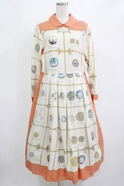 画像1: Jane Marple Dans Le Salon / Precious buttons day dress  mandarin H-26-02-10-006-JM-OP-KB-ZH