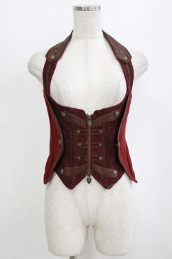 画像1: Ozz oneste / ナポレオン風ホルタービスチェ  ボルドー H-26-02-10-046-OO-TO-KB-ZH