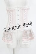 MR corset / レースフリルコルセット  ピンク H-26-02-10-047-PU-ZA-KB-ZH