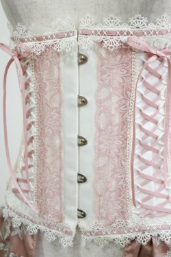 画像4: MR corset / レースフリルコルセット  ピンク H-26-02-10-047-PU-ZA-KB-ZH