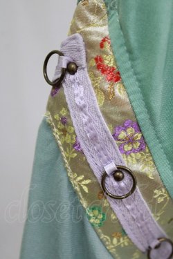 画像4: Ozz oneste / 和チャイナショートボレロ  グリーン H-26-02-10-050-OO-TO-KB-ZH