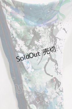 画像4: Ozz oneste / 和チャイナ着物トップス  ブルーグリーン H-26-02-10-051-OO-TO-KB-ZH