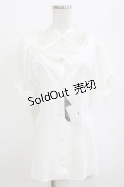 画像1: MIHO MATSUDA / ブラウス・デイジ M ホワイト H-26-02-10-054-GO-BL-KB-ZH