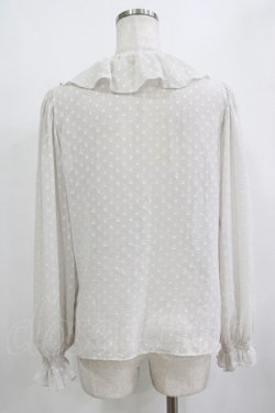 画像3: Leur Getter / ジョーゼットドビーブラウス  グレー H-26-02-10-057-LU-BL-KB-ZH