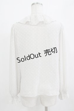 画像3: Leur Getter / ジョーゼットドビーブラウス  グレー H-26-02-10-057-LU-BL-KB-ZH