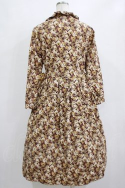 画像3: Jane Marple Dans Le Salon / Roman Roseシャツドレス  オーカー H-26-02-10-007-JM-OP-KB-ZH