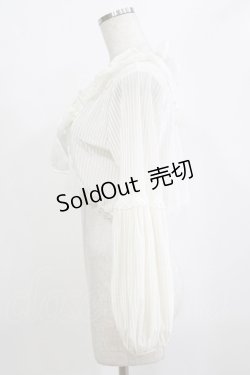 画像2: MR corset / レースリボンボレロ  オフホワイト H-26-02-10-059-PU-TO-KB-ZH