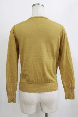 画像3: Jane Marple / エンブロイダリーカーディガン  マスタード H-26-02-10-060-JM-TO-KB-ZH