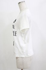 画像2: Jane Marple Dans Le Salon / Message T-shirt  ホワイト H-26-02-10-065-JM-TO-KB-ZH (2)