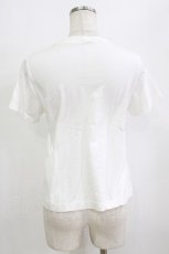 画像3: Jane Marple Dans Le Salon / Message T-shirt  ホワイト H-26-02-10-065-JM-TO-KB-ZH (3)