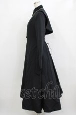 画像2: ATELIER BOZ / エンリコワンピース  黒×黒 H-26-02-10-008-EL-OP-KB-ZH (2)