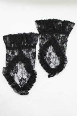 画像1: MIHO MATSUDA / レースグローブ手甲  ブラック H-26-02-10-072-GO-ZA-KB-ZH