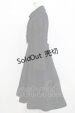 画像2: MIHO MATSUDA / ウールコート・ユリズ S ブラック H-26-02-10-010-GO-CO-KB-ZH