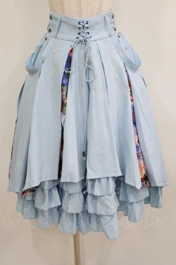 画像1: Ozz oneste / 紅葉風靡プリーツスカート  ブルー H-26-02-10-013-OO-SK-KB-ZH