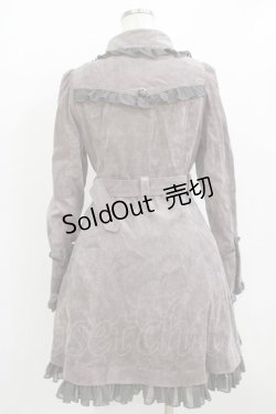 画像3: ALGONQUINS / ダブルボタンフリルコート  グレージュ H-26-02-10-015-AL-CO-KB-ZH