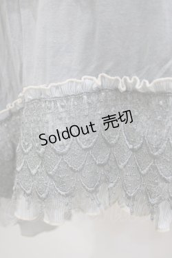 画像4: h.NAOTO / おててレースヨーク切替ワンピース  サックス H-26-02-10-018-HN-OP-KB-ZH