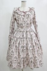 画像1: Melody BasKet / Rose Princessブラウスワンピース M ピンク H-26-02-11-001-LO-OP-KB-ZH (1)
