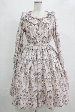 画像1: Melody BasKet / Rose Princessブラウスワンピース M ピンク H-26-02-11-001-LO-OP-KB-ZH