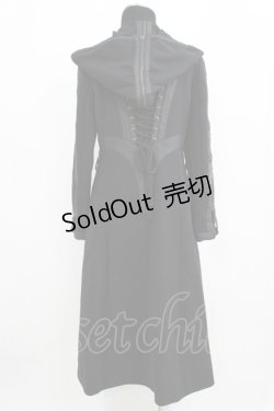画像3: Rozen Kavalier / 刺繍袖ロングコート  ブラック H-26-02-11-024-OO-CO-KB-ZH