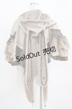 画像3: Ozz oneste / うさ耳フードケープマント  ベージュ H-26-02-11-028-OO-JA-KB-ZH