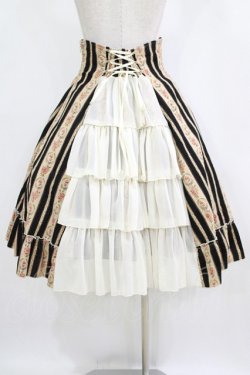 画像3: ATELIER PIERROT / ハイウエストスカート  ブラック(コーデュロイ) H-26-02-11-003-EL-SK-KB-ZH