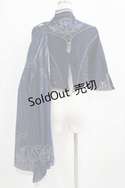 画像3: Ozz oneste / 青薔薇マント付ジャケット  ネイビー H-26-02-11-029-OO-JA-KB-ZH