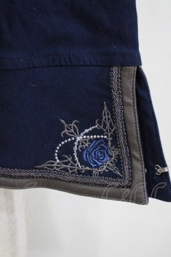 画像4: Ozz oneste / 青薔薇マント付ジャケット  ネイビー H-26-02-11-029-OO-JA-KB-ZH