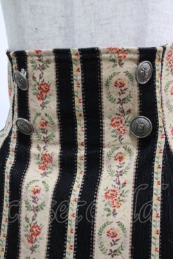 画像4: ATELIER PIERROT / ハイウエストスカート  ブラック(コーデュロイ) H-26-02-11-003-EL-SK-KB-ZH