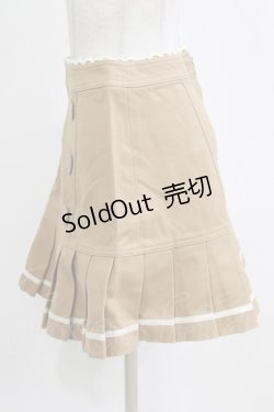 画像2: Emily Temple cute / ダブルボタンプリーツスカート  ブラウン H-26-02-11-031-ET-SK-AK-ZH