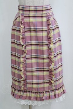 画像1: MILK / M cafe スカート  ローズチェック H-26-02-11-033-ML-SK-KB-ZH
