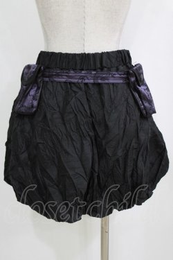 画像3: Qutie Frash / ベルト付きバルーンスカート  黒 H-26-02-11-034-QU-SK-AK-ZH