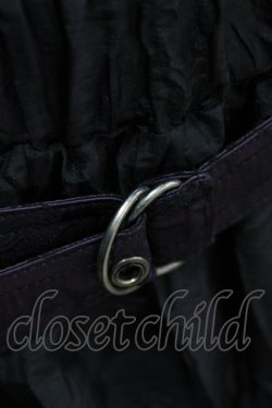 画像4: Qutie Frash / ベルト付きバルーンスカート  黒 H-26-02-11-034-QU-SK-AK-ZH