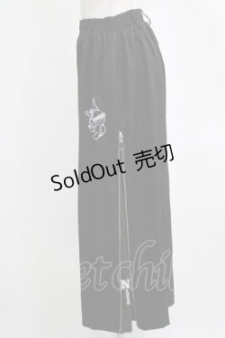 画像2: NieR Clothing / 2WAY SIDE ZIP WIDE PANTS F 黒 H-26-02-11-036-PU-PA-AK-ZH