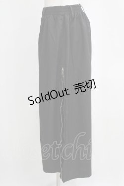 画像2: NieR Clothing / 2WAY SIDE ZIP WIDE PANTS F 黒 H-26-02-11-037-PU-PA-AK-ZH