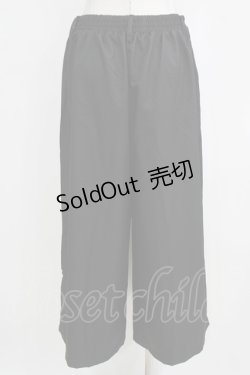 画像3: NieR Clothing / 2WAY SIDE ZIP WIDE PANTS F 黒 H-26-02-11-037-PU-PA-AK-ZH