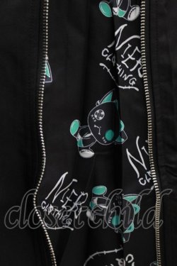 画像4: NieR Clothing / 2WAY SIDE ZIP WIDE PANTS F 黒 H-26-02-11-037-PU-PA-AK-ZH