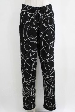 画像1: MILKBOY / WIREニットパンツ  ブラック H-26-02-11-038-MB-PA-KB-ZH