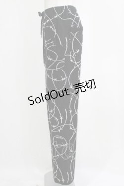 画像2: MILKBOY / WIREニットパンツ  ブラック H-26-02-11-038-MB-PA-KB-ZH