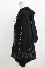 画像2: LISTEN FLAVOR / サイバーうさ耳ヘッドホンパーカー F 黒 H-26-02-11-041-PU-TO-AK-ZH (2)