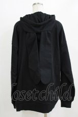 画像3: LISTEN FLAVOR / サイバーうさ耳ヘッドホンパーカー F 黒 H-26-02-11-041-PU-TO-AK-ZH (3)