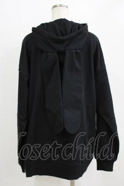 画像3: LISTEN FLAVOR / サイバーうさ耳ヘッドホンパーカー F 黒 H-26-02-11-041-PU-TO-AK-ZH