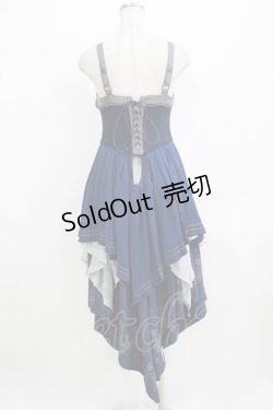 画像3: Ozz oneste / 薔薇刺繍ナポレオン2Wayビスチェ  ネイビー H-26-02-11-042-OO-TO-KB-ZH